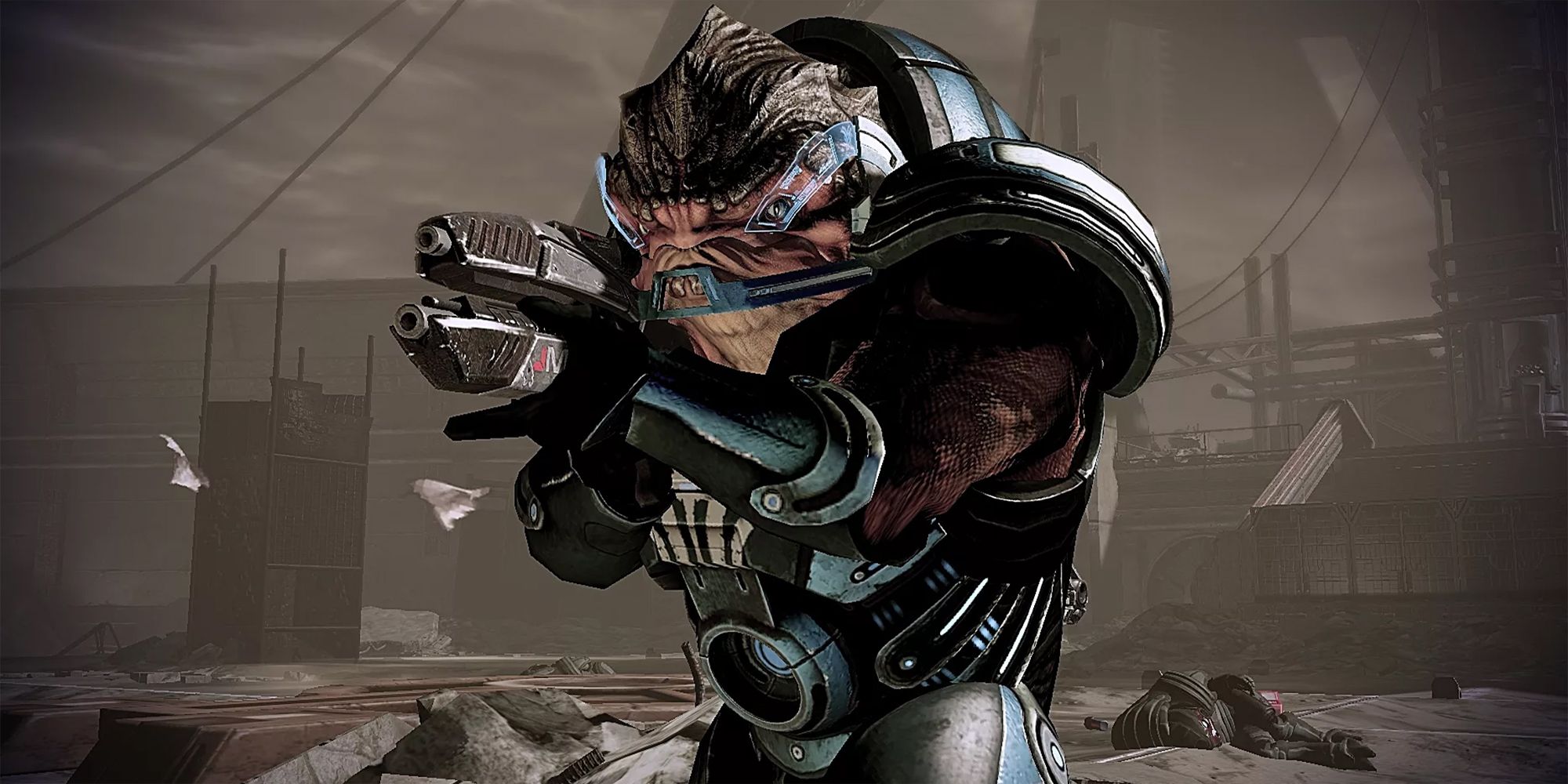 Grunt Carries Shotgun in Mass Effect 2
