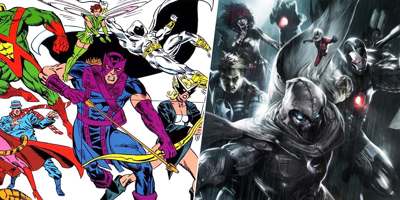 Moon Knight with the West Coast Avengers and Secret Avengers