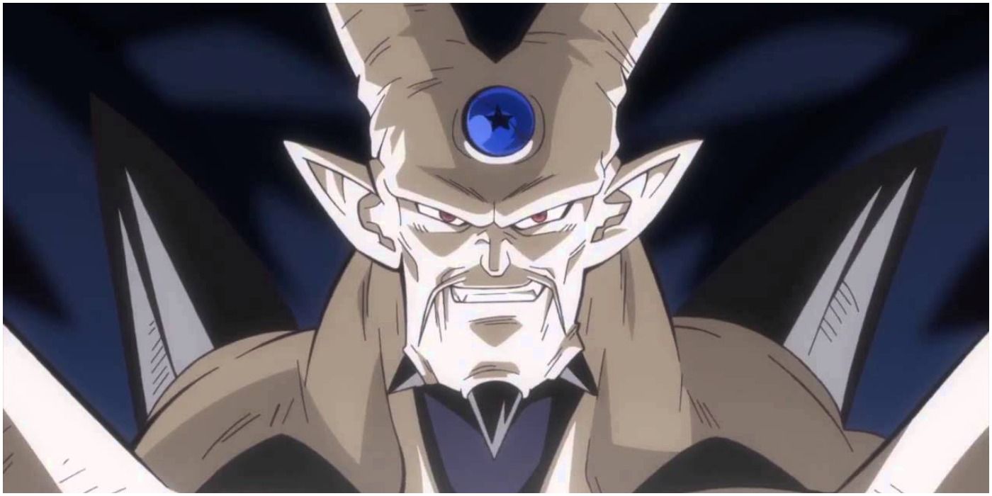 Omega Shenron's Villainous Smile in Dragon Ball GT