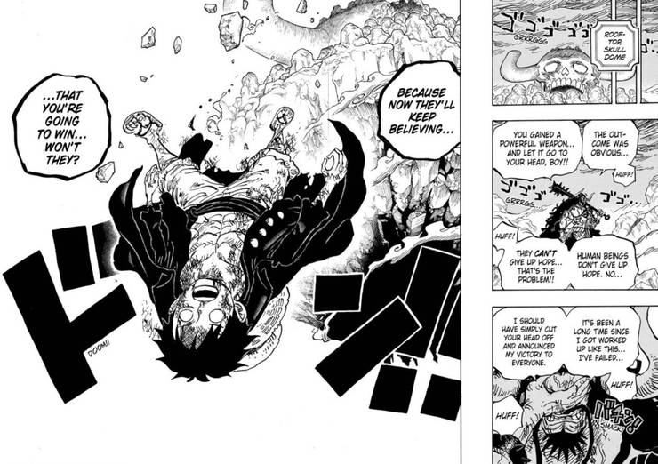 One Piece Kaido Deals Luffy A Crushing Blow But His Victory Is Hollow