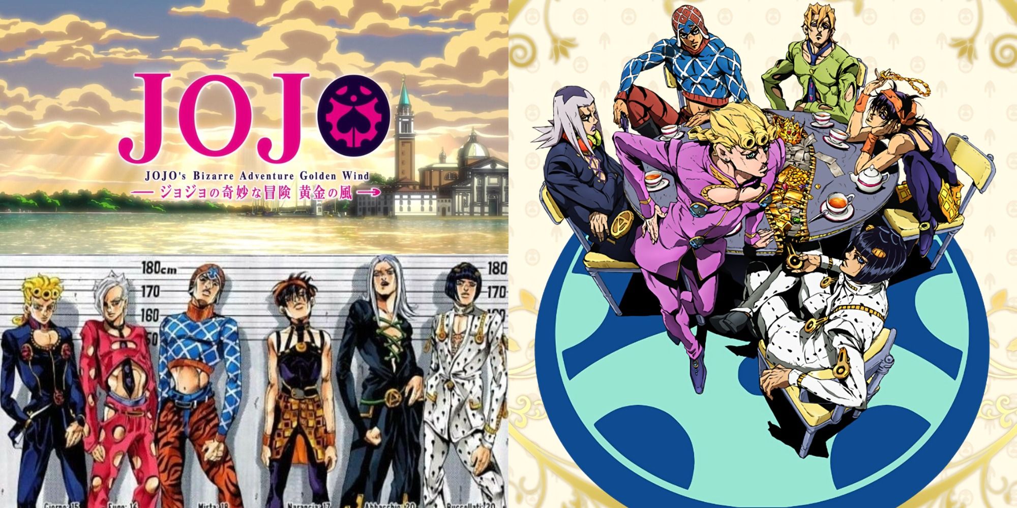 Part 5 stand posters, JoJo's Bizarre Adventure