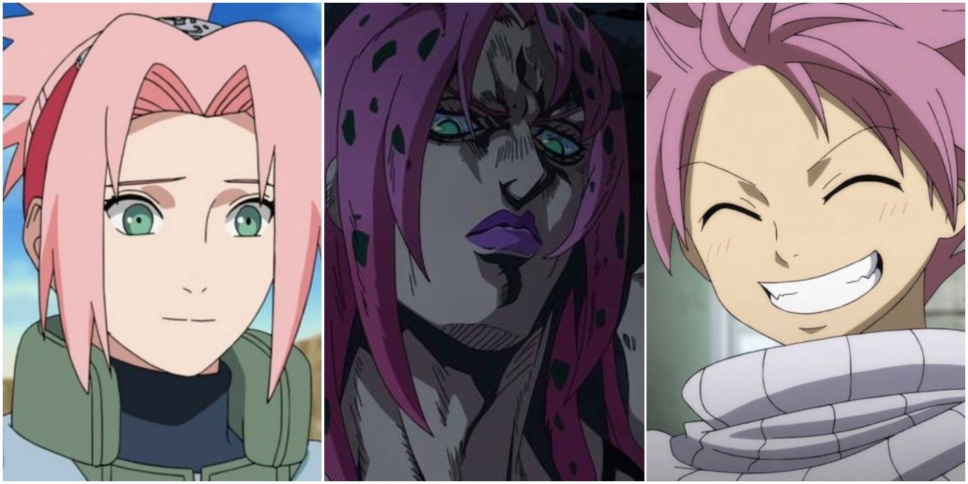 Pink shonen animation