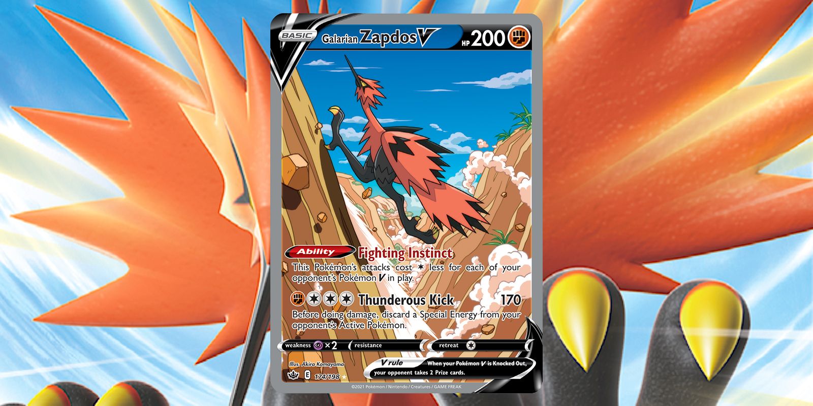 Pokémon Trading Card Game Reveals Galarian Bird Cards From Chilling Reign (Exclusive)