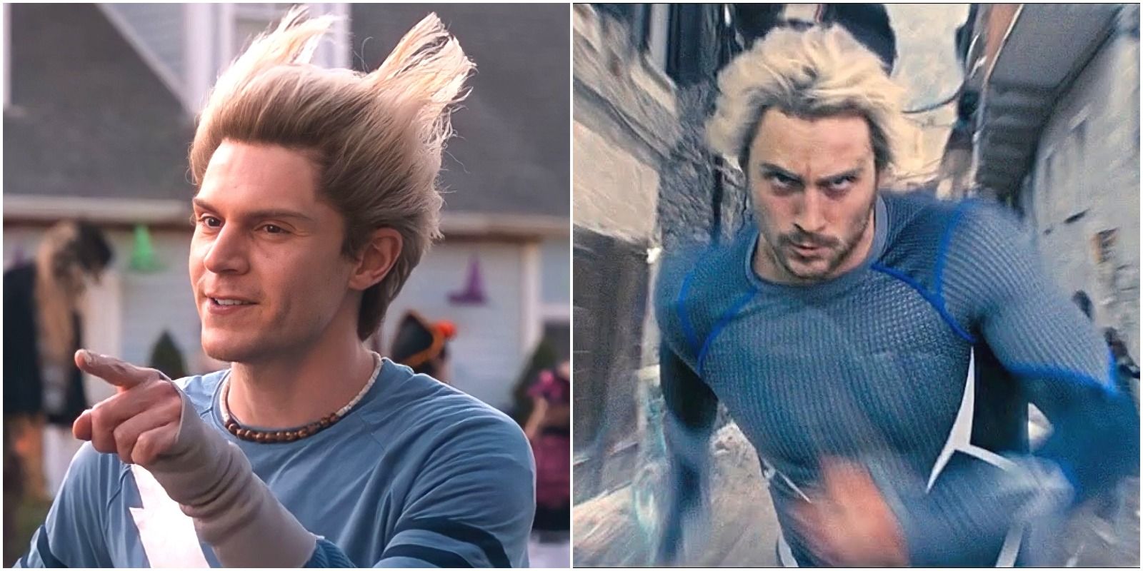 Two Versions of Quicksilver from MCU and Fox Universe