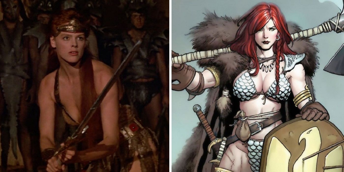 Red Sonja 1985 movie and Marvel version