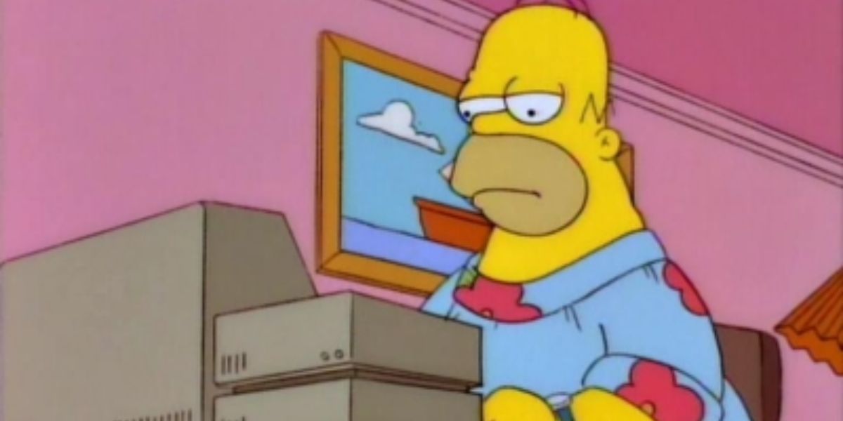 Remote Work Simpsons