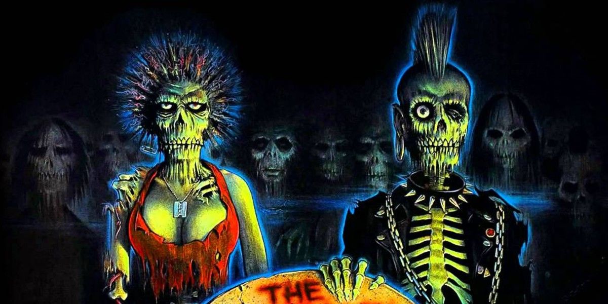 Punk zombies from the poster for Return of the Living Dead
