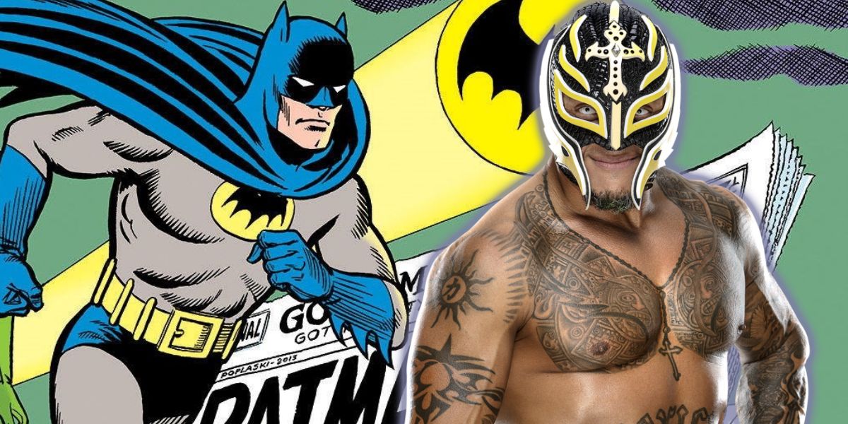 WWE's Rey Mysterio Channels Silver-Age Batman at WrestleMania Backlash