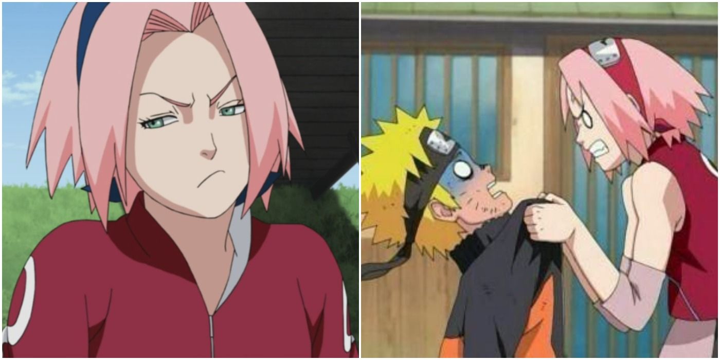 Sakura Angry Shaking Naruto