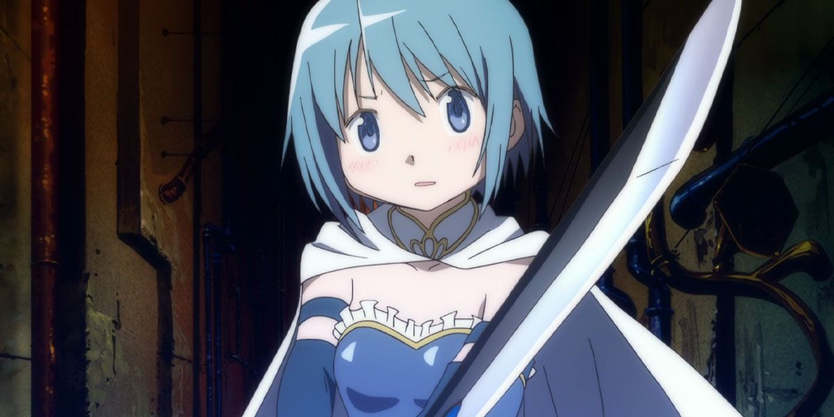 Sayaka with her sword