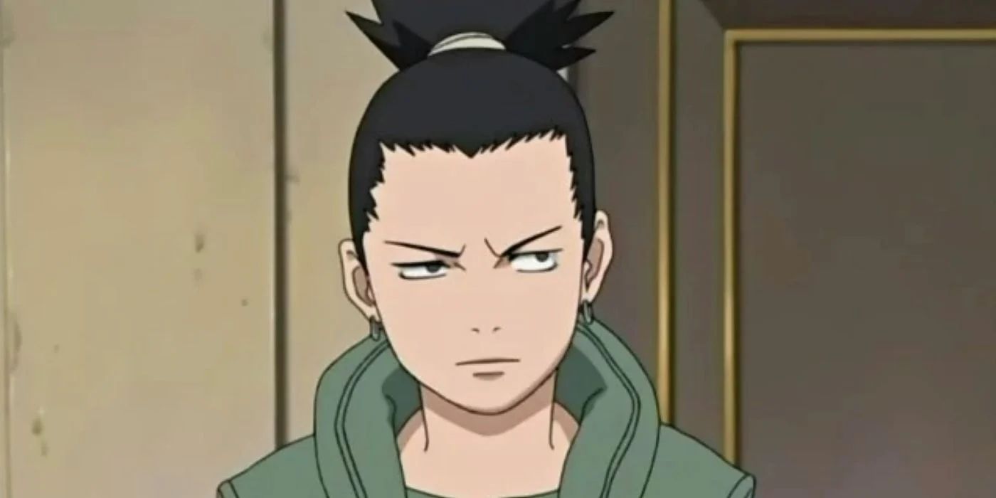 Shikamaru puts on his thinking face in Naruto