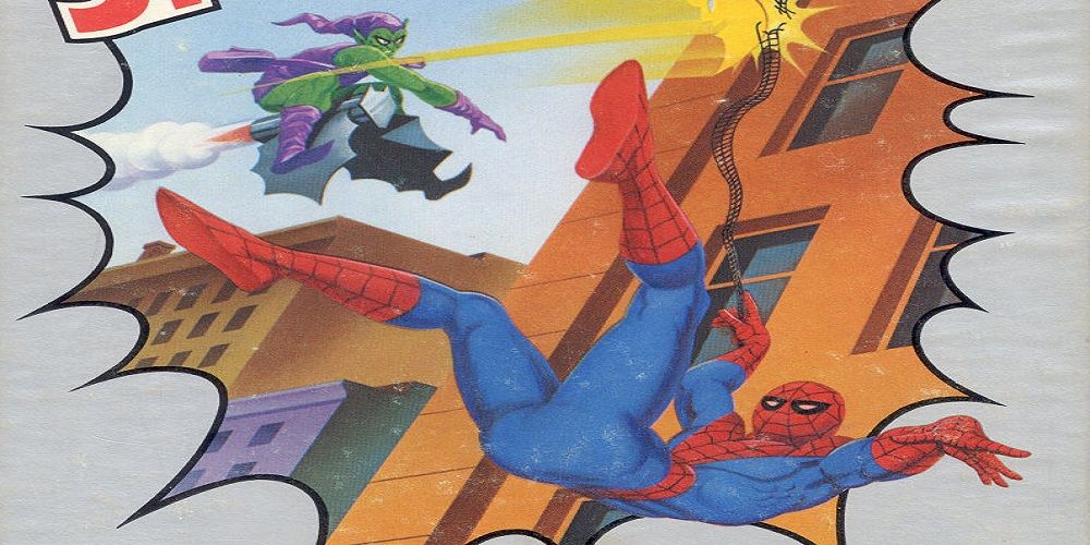 The cover of the Spider-Man Atari Game