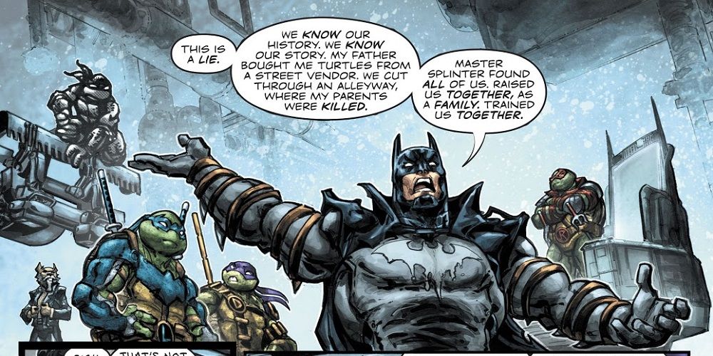 Splinter Fused With Alfred In Batman TMNT