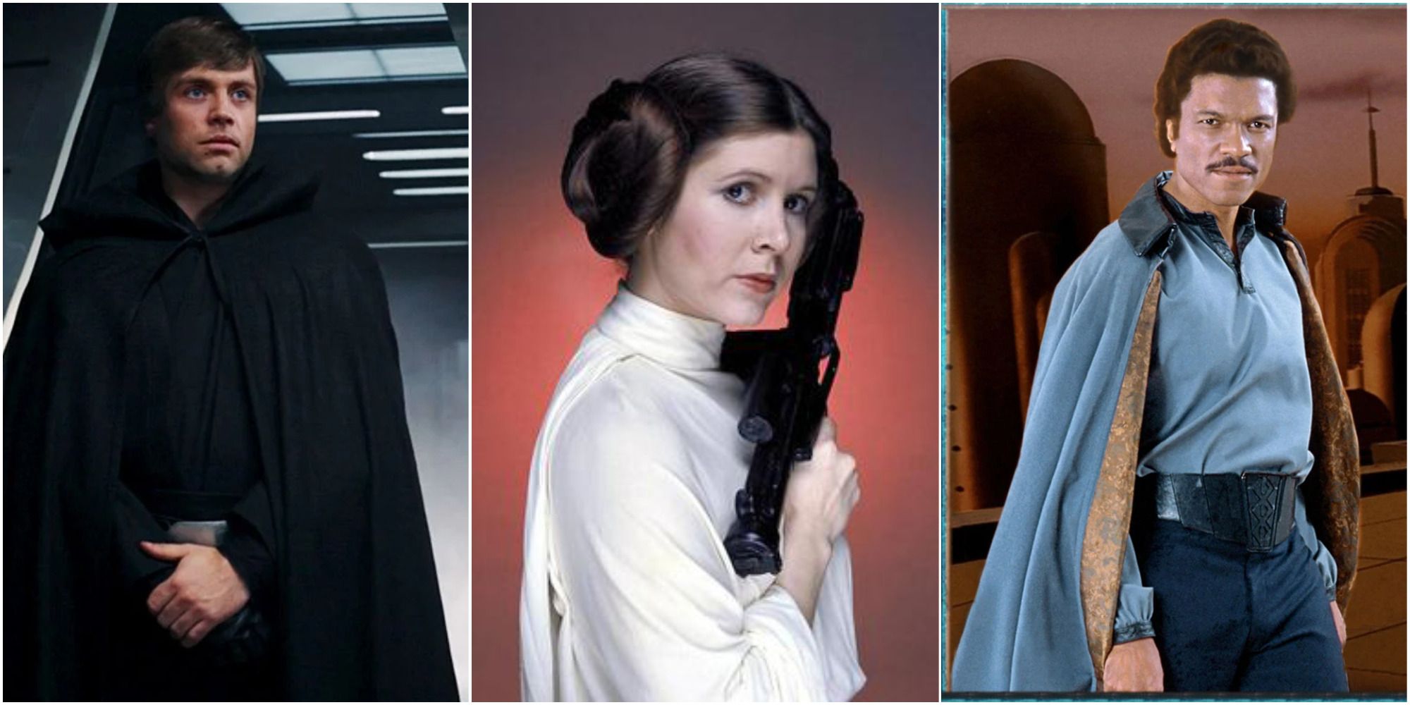 Luke Skywalker, Leia Organa, Lando Calrissian