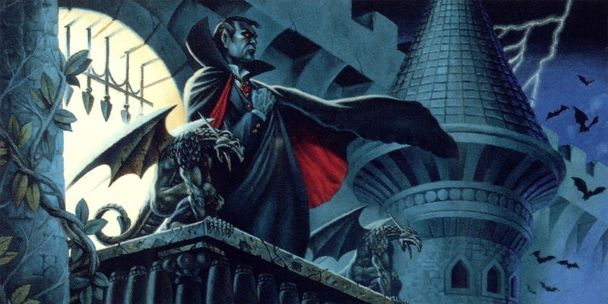 count strahd von zarovich looming on his balcony in dnd