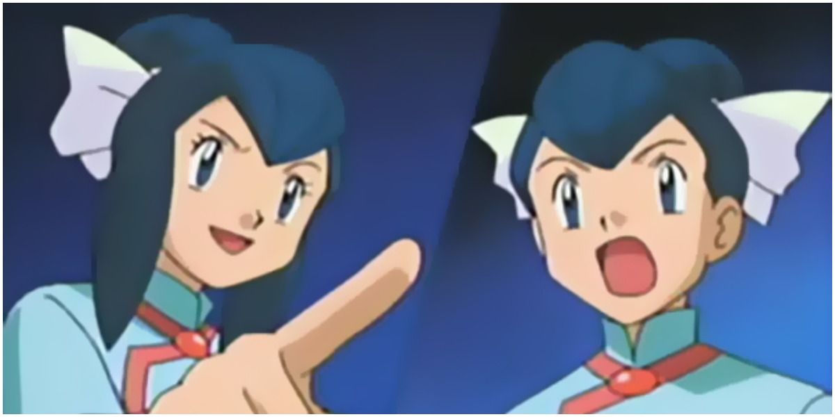 Pokemon gym leaders Tate and Liza in the anime