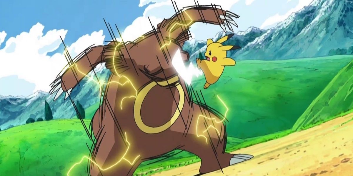 Thunder Wave Ursaring Pikachu Pokemon