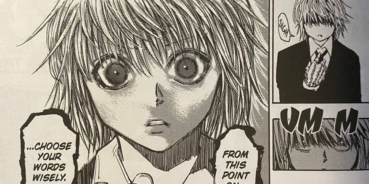 Kurapika Scarlet Eyes manga Panels