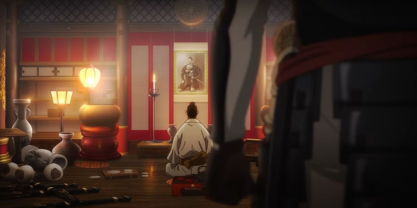 Oda Nobunaga and Yasuke at Honno-ji