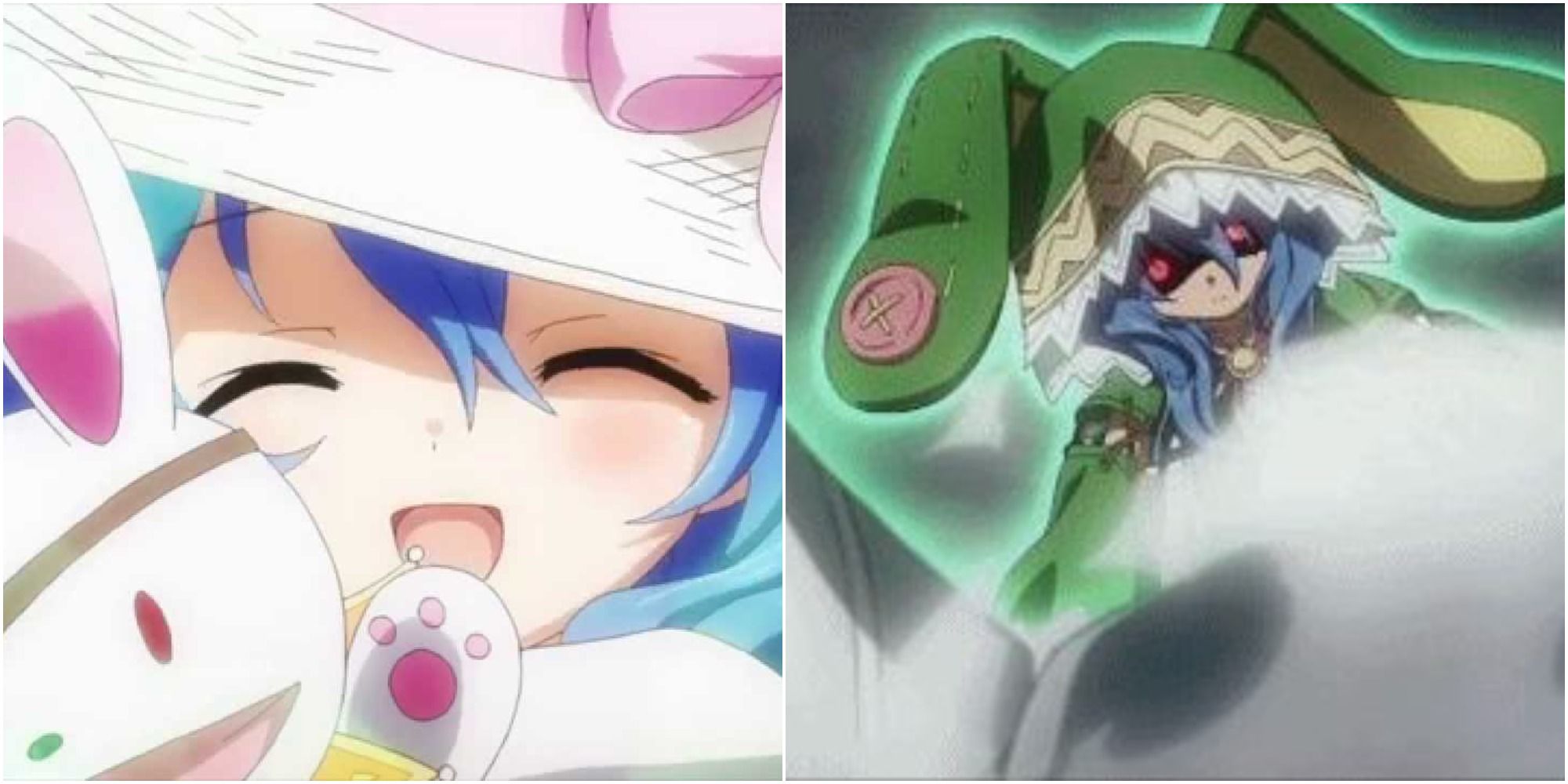 Yoshino Smiling With Yoshinon And Angry In Date A Live Anime
