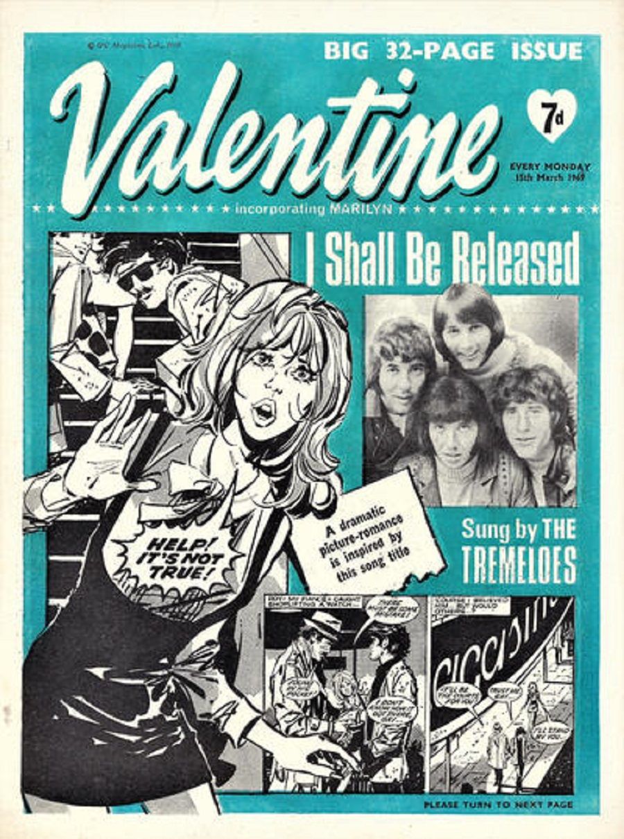 Another British comic book that turns a Bob Dylan song into a romance comic