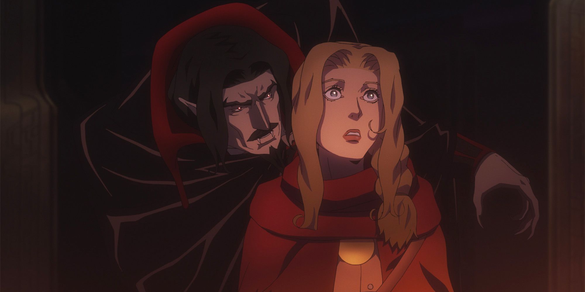 Lisa and Dracula together