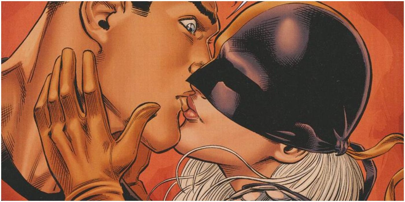 superboy and ravager kissing