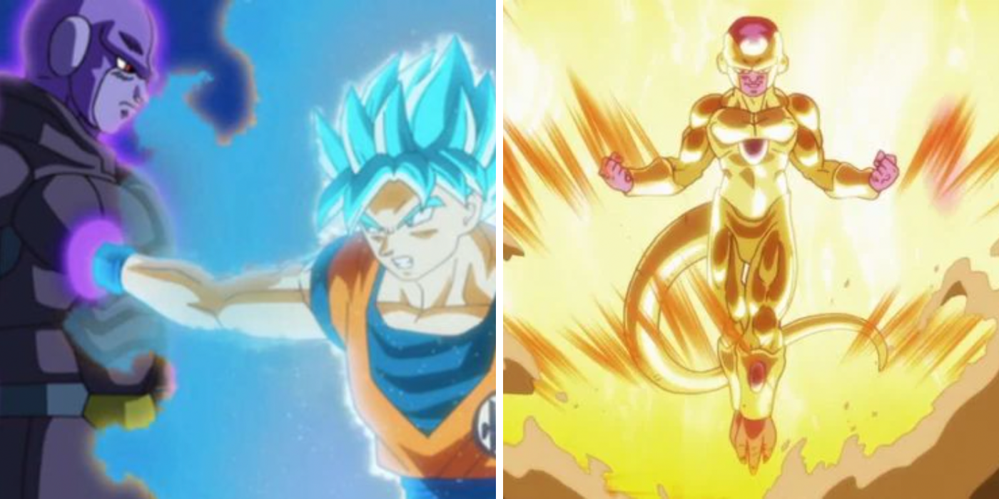 Goku vs Hit & Frieza hitting Golden Form