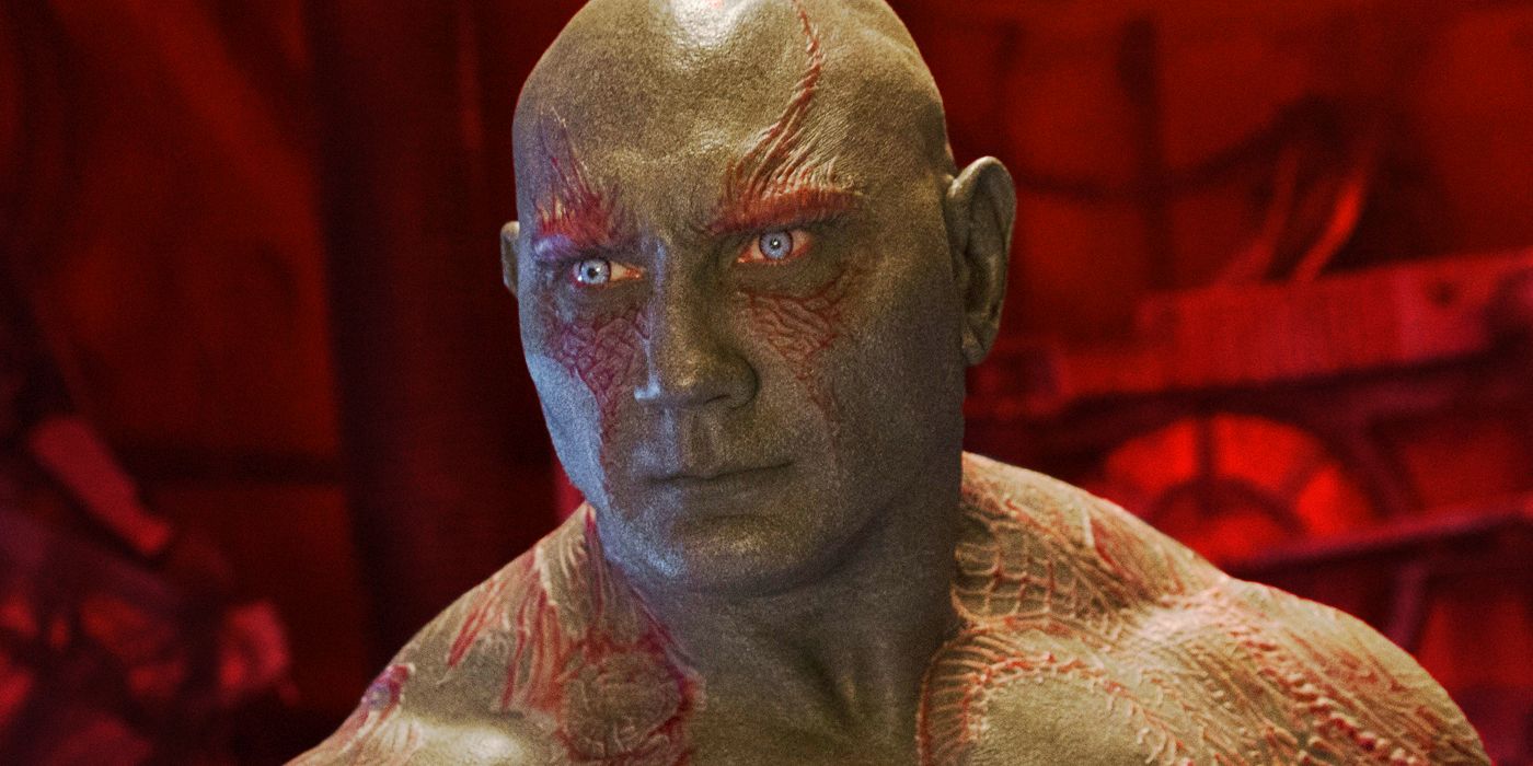 Dave Bautista as Drax in Guardians of the Galaxy