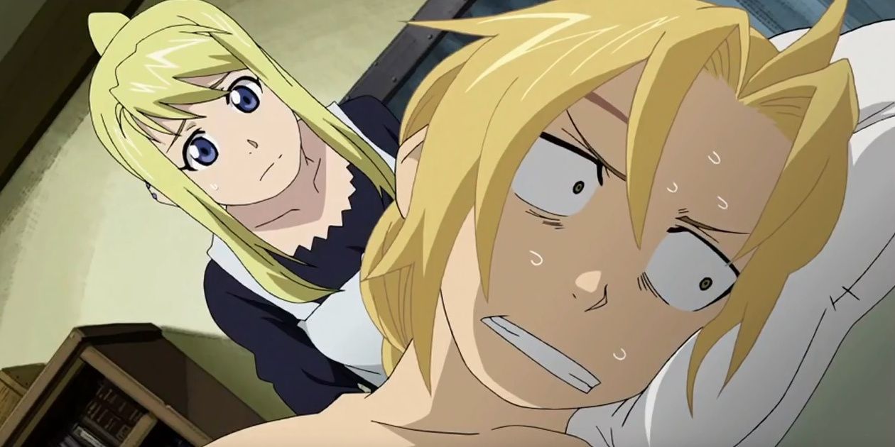 Edward and Winry in Fort Briggs (fma:B)