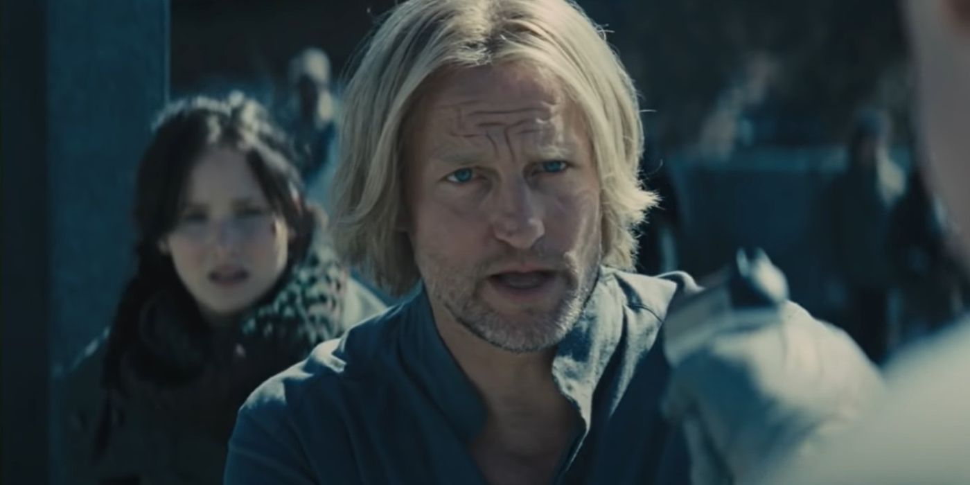 Woody Harrelson as Haymitch Abernathy In The Hunger Games.