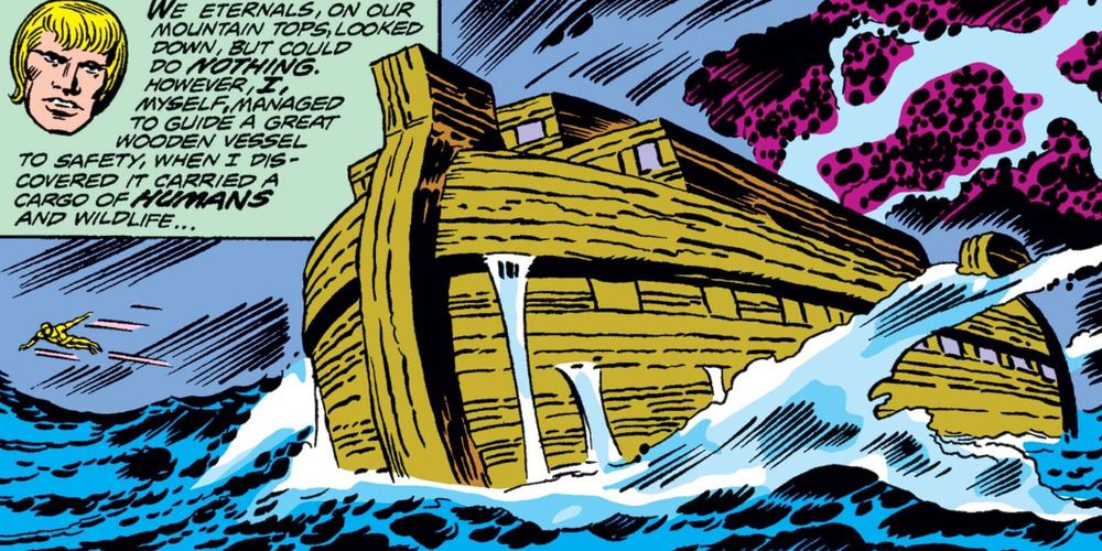 Ikaris guides Noah's Ark