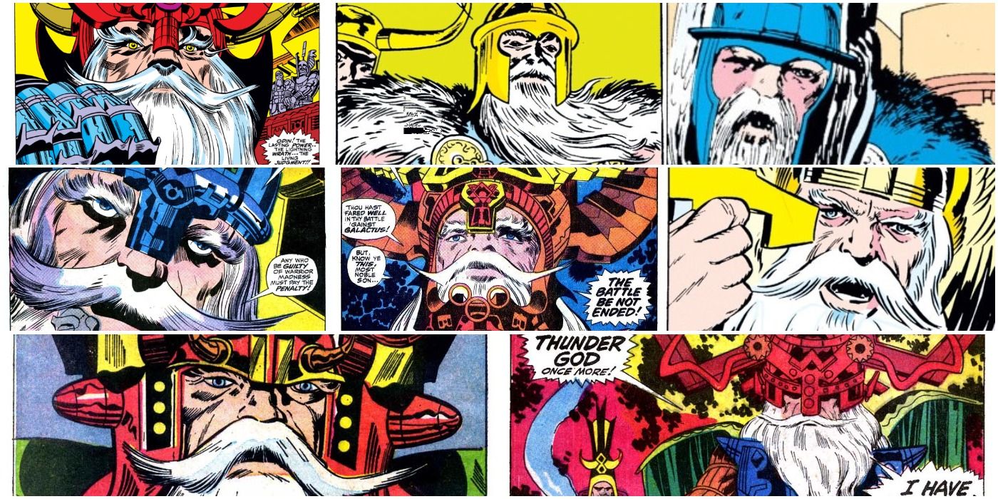 Thor: Jack Kirby Did Draw Odin the Same Way Twice