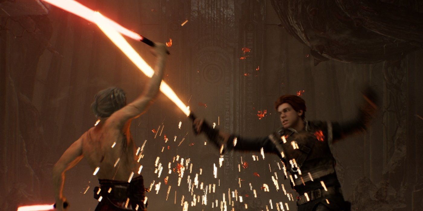 Taron Malicos and Cal Kestis in Star Wars Jedi: Fallen Order