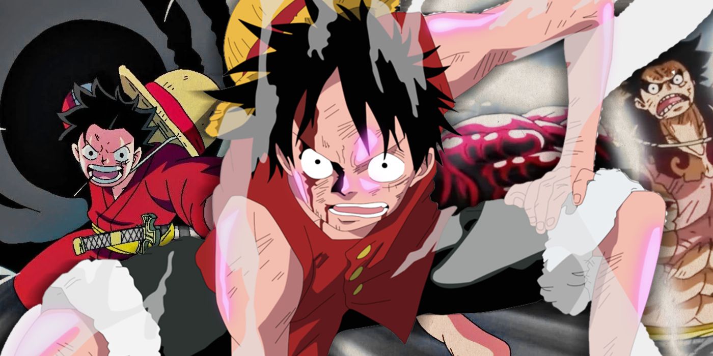 Evolution of MONKEY D. LUFFY