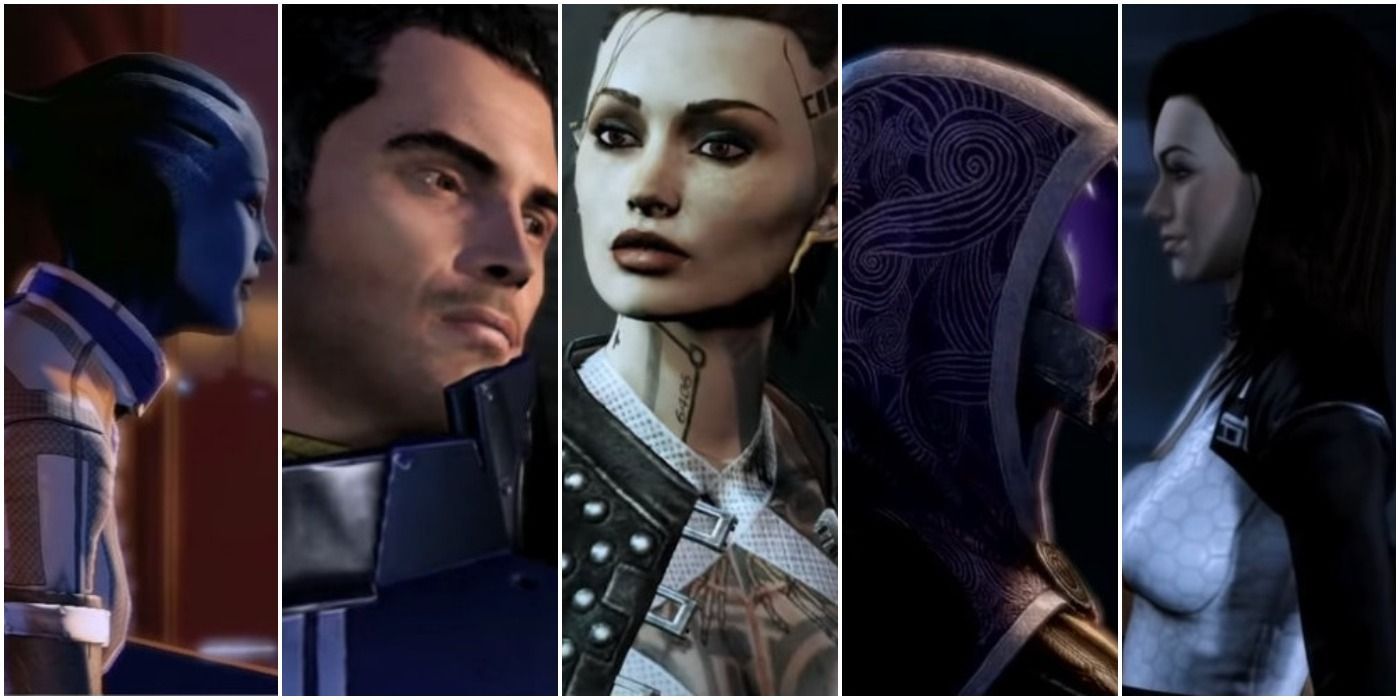 Certaines des options romantiques de Mass Effect