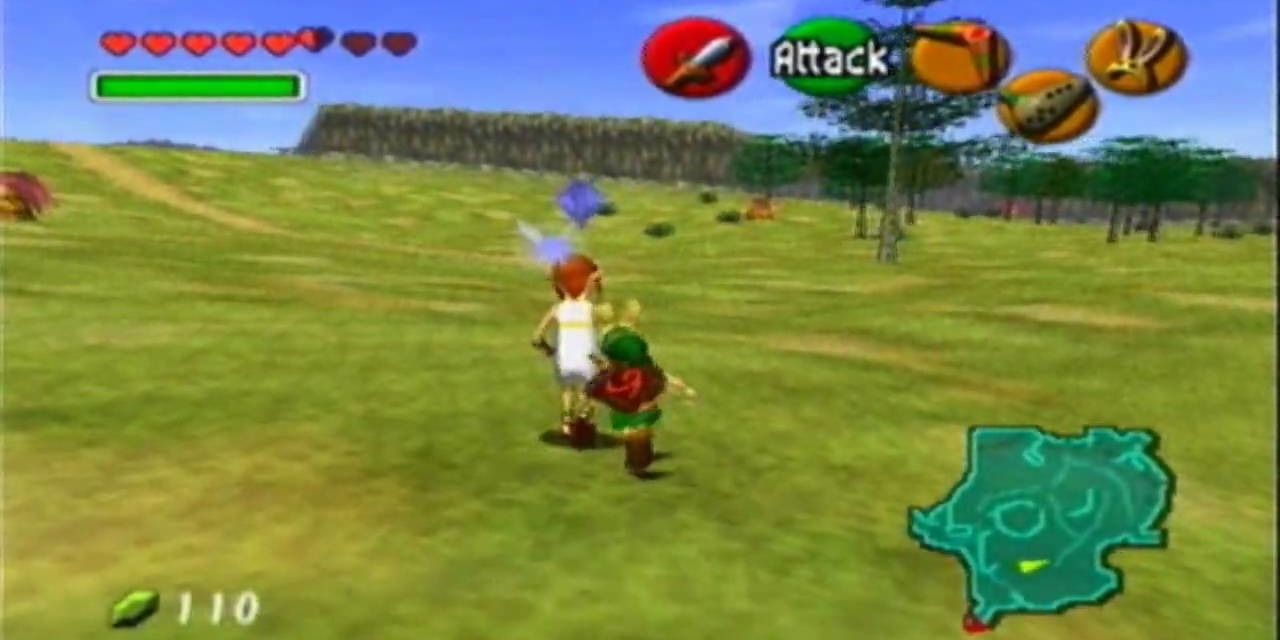Ocarina of Timne, Link trying to catch up to teh Running Man