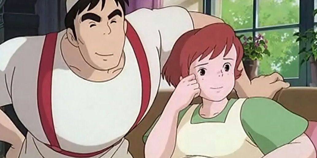 Osono and Fukuo smiling from Kiki's Delivery Service