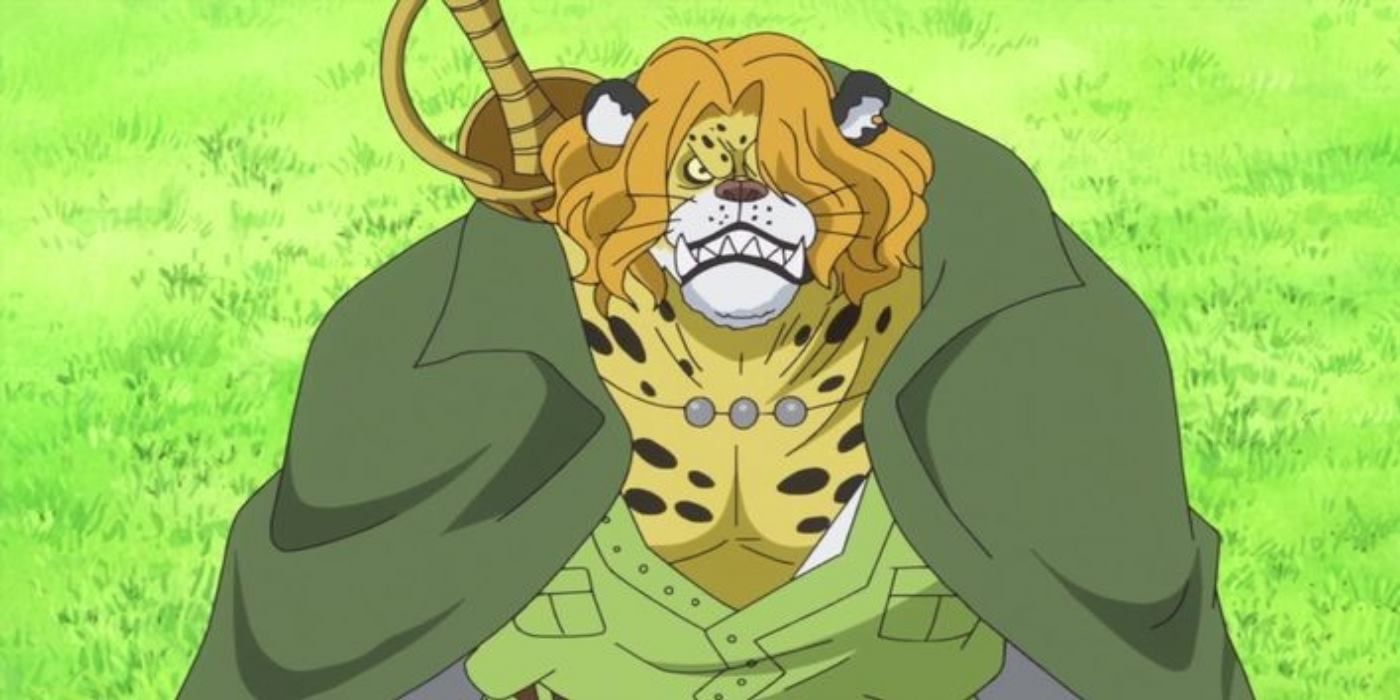 Pedro, a Mink and former leader of the Nox Pirates, in the One Piece anime
