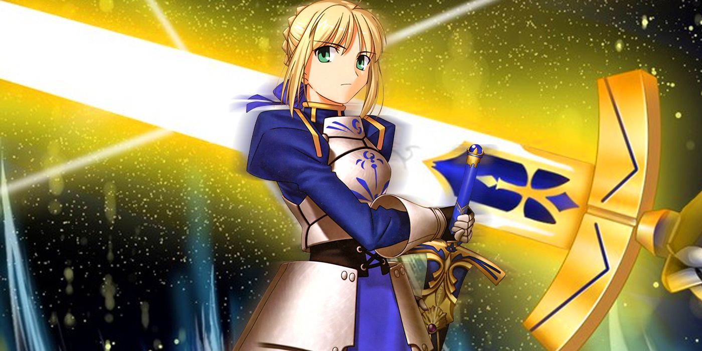 Fate Stay Night Saber S Legendary Holy Sword Excalibur S True Power