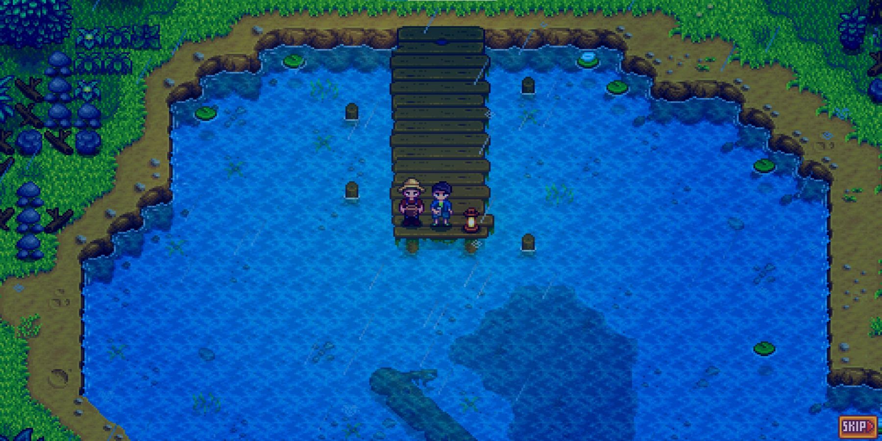 Share a drink with Shane on the docks for his Stardew Valley 2 Heart Event