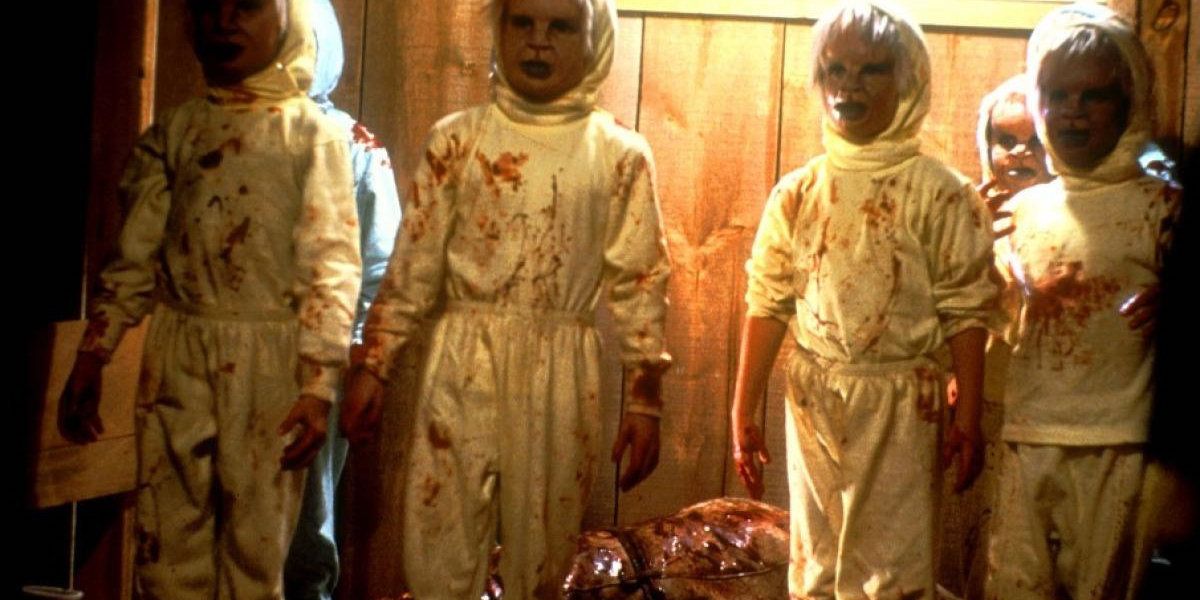 David Cronenberg's creepy kids in The Brood.