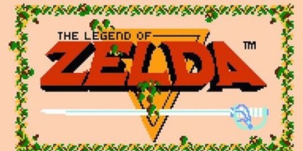 Classic NES the legend of zelda title screen