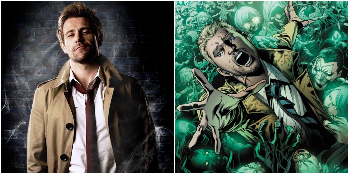 Constantine Costumes in Arrowverse and comics.