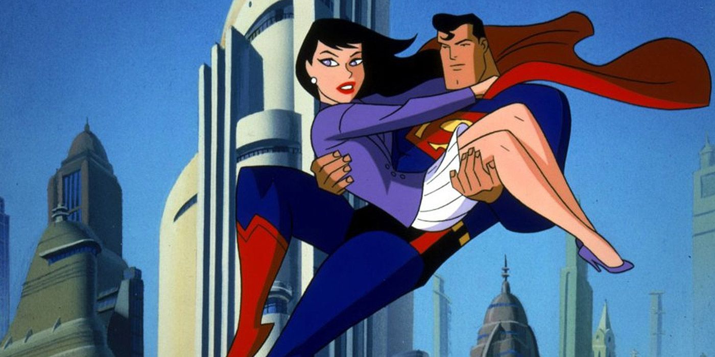 Superman rescues Lois Lane