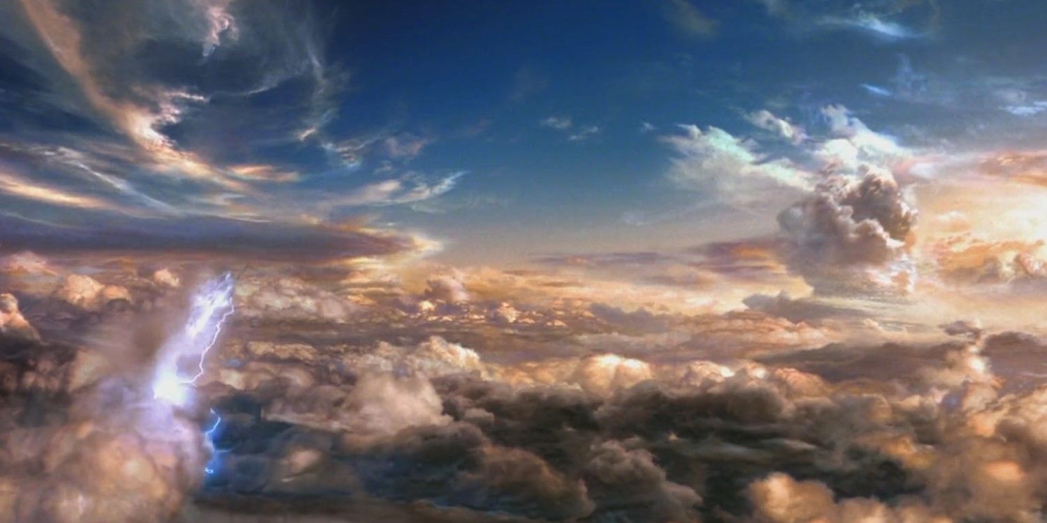 Hovership above the clouds in matrix revolutions
