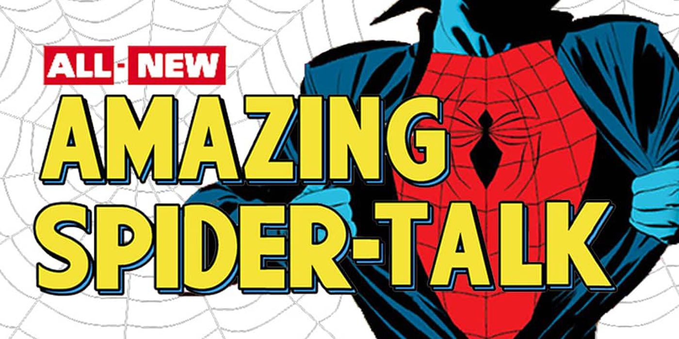 Amazing Spider-Talk: A Spider-Man Podcast logo.