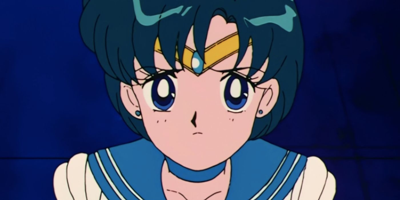Ami from Sailor Moon frowning.