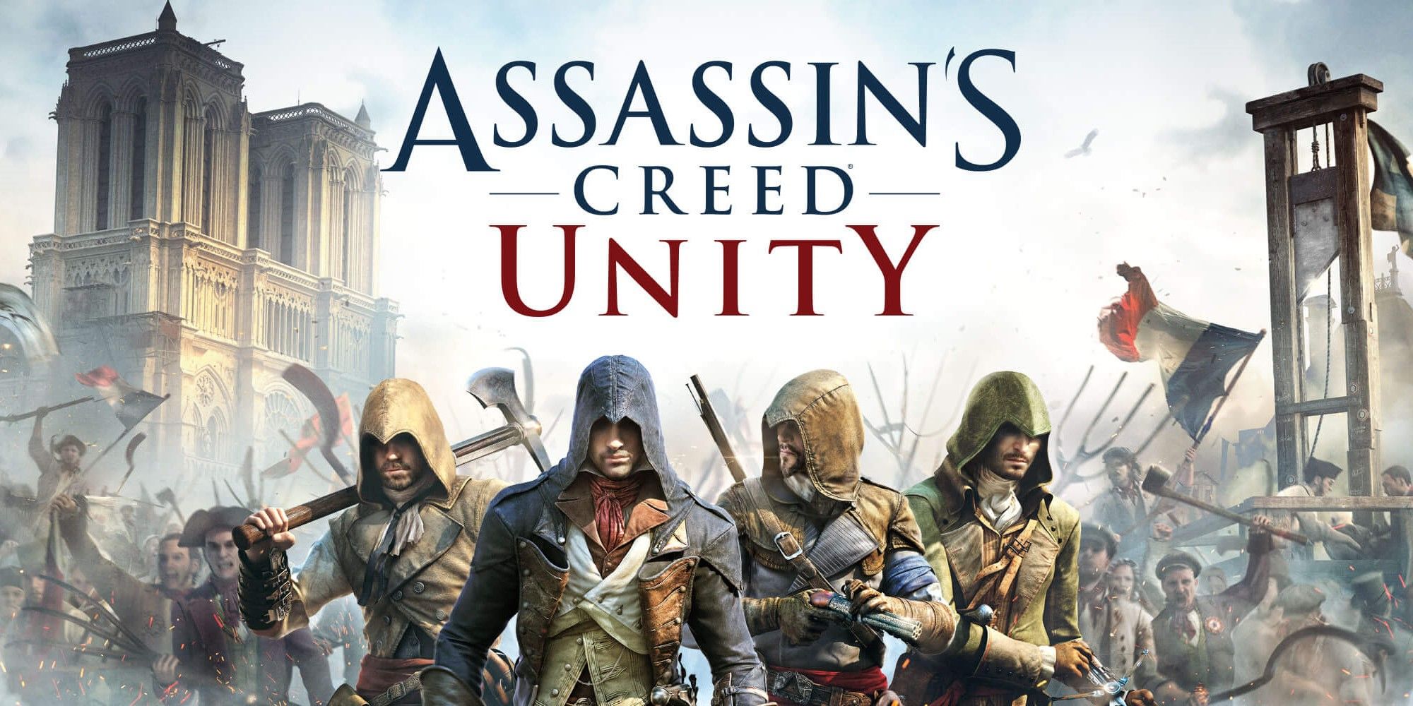 Assassin's Creed Unity lineup banner 4 assassins.