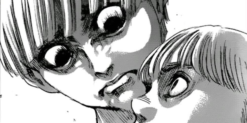 Manga Attack On Titan Yelena Intimidates Armin